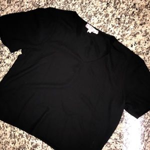 Hippie Rose Black Crop Top